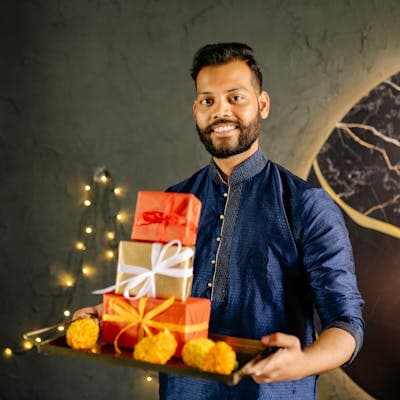 Bhai Dooj Gift Box — Premium Sweets Trio