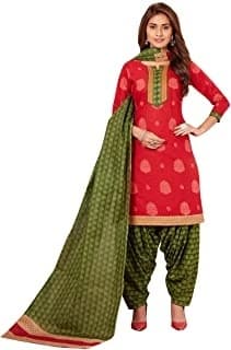 Hand-Block Dupatta — Maroon