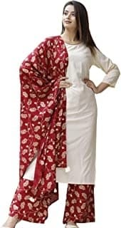 Kantha-Work Dupatta — Champagne
