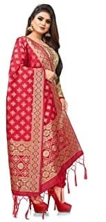 Hand-Block Dupatta — Champagne
