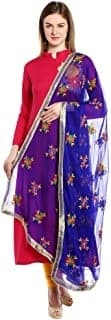 Banarasi Dupatta — Wine