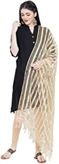 Phulkari Dupatta — Champagne