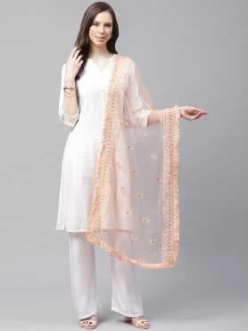 Chiffon Dupatta — Maroon