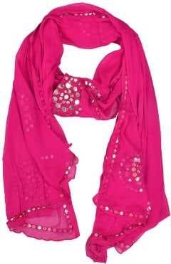 Bandhani Dupatta — Saffron