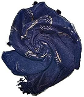 Embroidered Dupatta — Coral