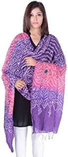 Phulkari Dupatta — Coral