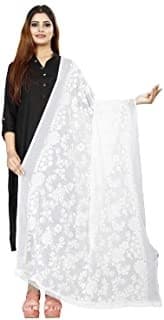 Hand-Block Dupatta — Royal Blue