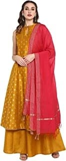 Embroidered Dupatta — Wine