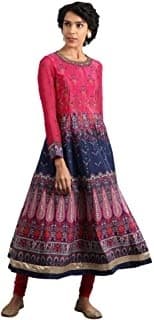 Kurta + Sharara Set — Coral Linen