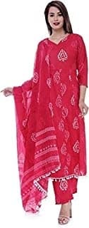 Straight Kurta Set — Peach Cotton