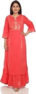 Sharara Suit Set — Olive Chanderi