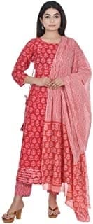 Cape Kurta Set — Peach Chanderi