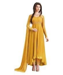 Straight Kurta Set — Off-White Georgette