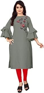 A-line Kurta Set — Powder Pink Georgette