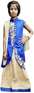 Patiala Suit Set — Peach Rayon