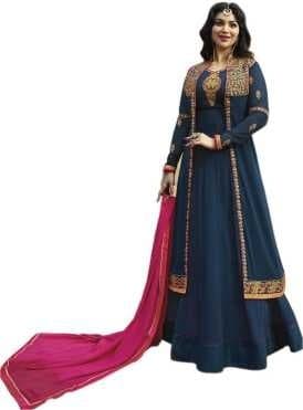 Patiala Suit Set — Mustard Yellow Crepe