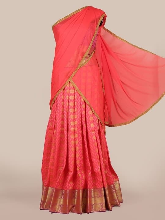 Velvet Lehenga Choli — Peacock Blue