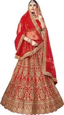 Banarasi Silk Lehenga Choli — Peacock Blue