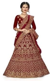 Banarasi Silk Lehenga Choli — Ivory
