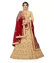 Hand-Block Cotton Lehenga Choli — Mint Green