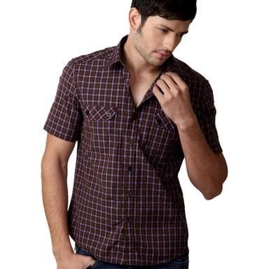 Mandarin-Collar Shirt — Mustard Yellow