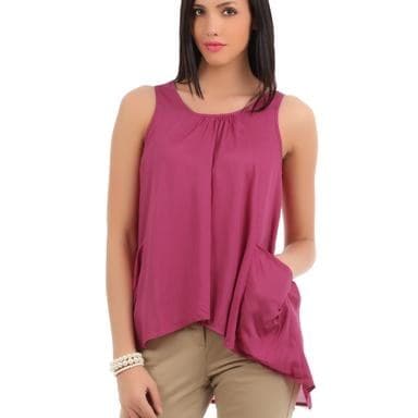 Wrap Blouse — Powder Pink
