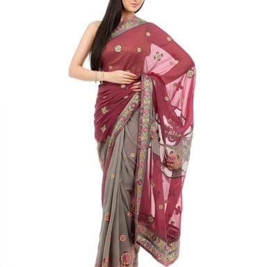 Patola Silk Saree — Sea Green with Ganga Jamuna