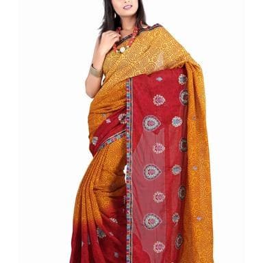 Patola Silk Saree — Sea Green with Temple Border