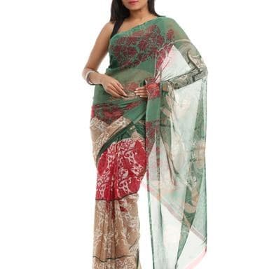 Banarasi Silk Saree — Magenta with Gold Zari