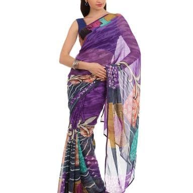 Banarasi Silk Saree — Midnight Black with Ganga Jamuna