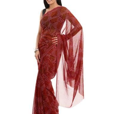 Pochampally Silk Saree — Deep Purple with Gold Zari