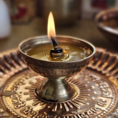 Brass Lamp — Kuthu Vilakku